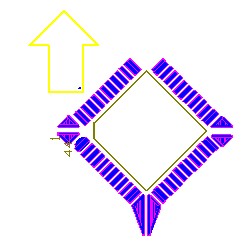 OFP和PLCC型集成塊如采用紅膠工藝過波峰,需采用斜角45度方式擺放，且每邊的最后一個引腳均需添加盜錫焊盤