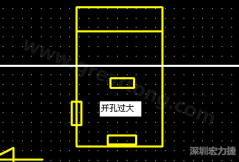 PCB設(shè)計時后焊元件焊盤開孔過大容易使焊錫流進插座造成短路。