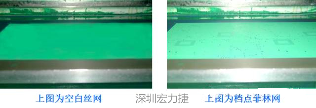 熱風(fēng)整平后導(dǎo)通孔邊緣起泡掉油，采用此工藝方法生產(chǎn)控制比較困難，須工藝工程人員采用特殊的流程及參數(shù)才能確保塞孔質(zhì)量。