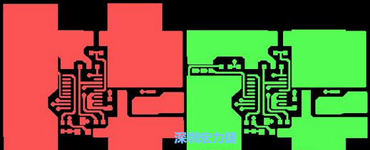 此操作可使文件中大部分的焊盤輸出后仍為焊盤，不會(huì)成為線性焊盤，并且不會(huì)產(chǎn)生像下圖一樣的短路情況