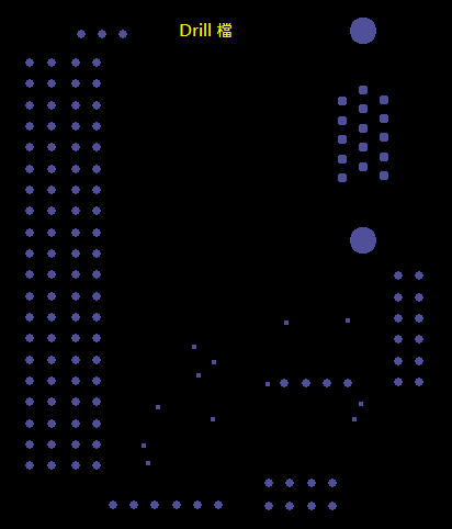 產(chǎn)生Drill File及 Map File 的Gerber 檔案，此會產(chǎn)生描述此PCB所用到的鉆孔的孔徑尺寸及鉆孔的座標(biāo)資訊。